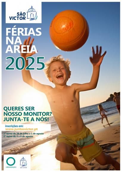 Monitores Férias na Areia - 2025 "S. Victor na Praia"